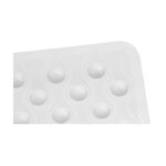 Papillon duschmatta naturgummi sugkoppar Bolle 50x50 cm maximal friktion duschgolvet maskintvättbar blå grå vit