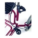 Käpphållare rollator Human Care monterad på Carl Oscar - fästa käpp på rollator