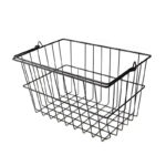 Human Care korg till Carl Oscar och Rebel – svart trådkorg rollator handtag med säkerhetshakar