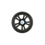 Andersen Hjul Shoppingvagn 15 cm svart – punkteringsfritt plasthjul reservhjul Scala Plus shoppingvagn
