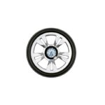 Andersen Hjul Shoppingvagn 15 cm silver – punkteringsfritt plasthjul med silvrig finish