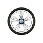 Andersen hjul shoppingvagn silver – punkteringsfritt plasthjul 20 cm för Alu Star