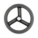 Andersen hjul 25 cm 3-eker punkteringsfritt reservhjul Royal shoppingvagn