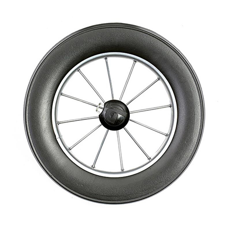 Andersen hjul shoppingvagn 25 cm svart plast metallekrar punkteringsfritt klickfäste Royal Plus chassi