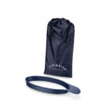 Mörkblå oval hållare sedd ovanifrån