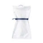 Mörkblå rund hållare i sidovy