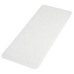 Papillon badkarsmatta naturgummi sugkoppar vit halkmatta fäster badkaret maximal friktion maskintvättbar 90x36