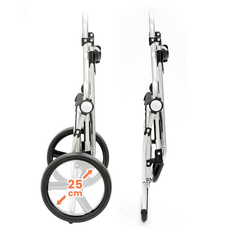 Royal chassi hopfällt med nedfällt handtag