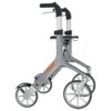 Trust Care rollator Lets Fly utomhusrollator aluminium fjädrade bakhjul sedd från sidan