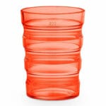 Vitility Glas Sure Grip orange - ergonomiskt glas för nedsatt handstyrka med vågig design för barn och äldre