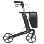 Rehasense Athlon HD rollator hopfälld för förvaring