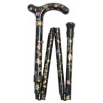 Produktbild 1 från Classic Canes - Artikelnummer 4616F - Käpp Hopfällbar Black Floral
