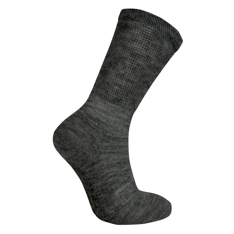 Springyard halkstrumpa ull AntiSlip Wool anti-slip strumpa halkskydd grey melange