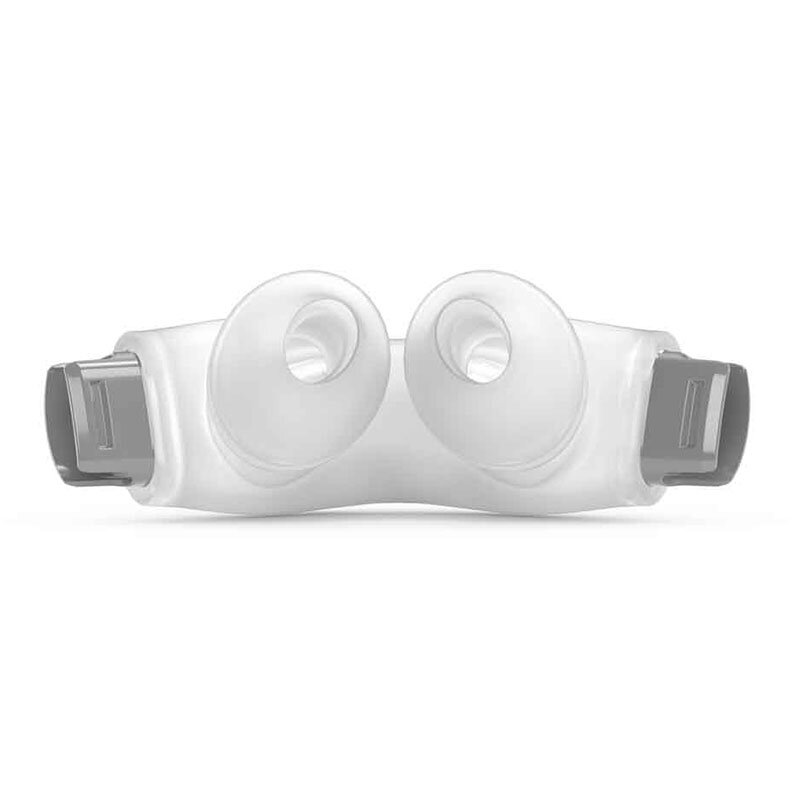 ResMed AirFit P30i silikonkuddar underifrån visar dubbelväggig design