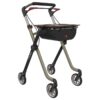 Rehasense Pixel inomhusrollator med bricka hopfällbar lätt smal rollator