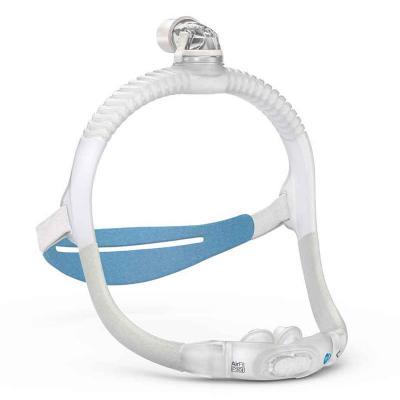 Näskuddemask AirFit P30i från Resmed – komplett CPAP startpaket sömnapné mask med SpringFit-ram och slang på huvudet för rörelsefrihet