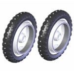 Topro Olympos Dubbdäck Bakhjul 2-pack rollator is snö grepp