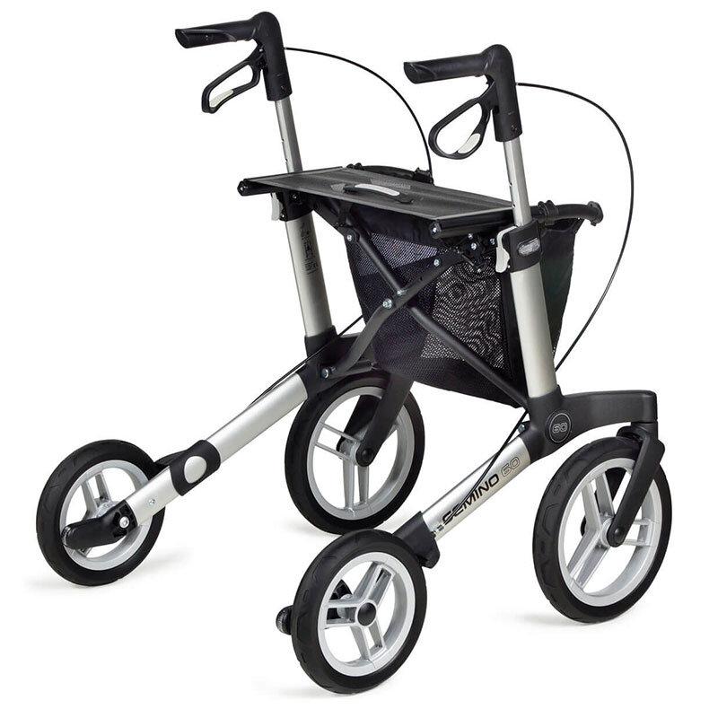 Gemino 60 rollator sedd bakifrån med sitsyta