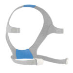 Resmed huvudband till AirFit F20 – grått headgear med blå vaddering för sömnapné helmask