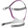 Vitt och rosa Quattro Air For Her helmask reservdel — justerbart tyghuvudband med kardborresystem