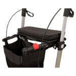 Rehasense Rigid Sits till Athlon och Server HD – svart bredare sittdyna fästs ovanpå Rehasense HD-rollator