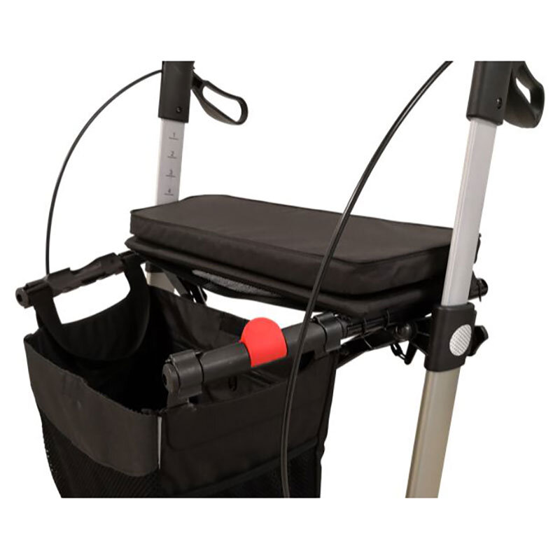 Rehasense Rigid Sits till Athlon och Server HD – svart bredare sittdyna fästs ovanpå Rehasense HD-rollator