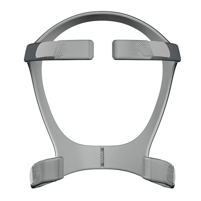 Resmed huvudband Mirage FX – mjukt grått tyghuvudband med polstring och kardborrjustering till Resmed Mirage FX näsmask, bild 1