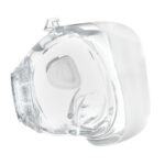 Resmed Mirage FX For Her mjukdel sett bakifrån med näsöppning och klickfäste till maskramen
