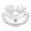 Resmed Mjukdel AirFit P10 – vit silikon näskudd reservdel märkt med L och R för CPAP