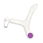 Resmed Maskram AirFit N20 For Her vit Y-formad ram med lila magnetklips reservdel näsmask CPAP
