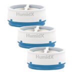 HumidX befuktare AirMini CPAP – Resmed 3-pack vattenfria kapslar i vitt och blått