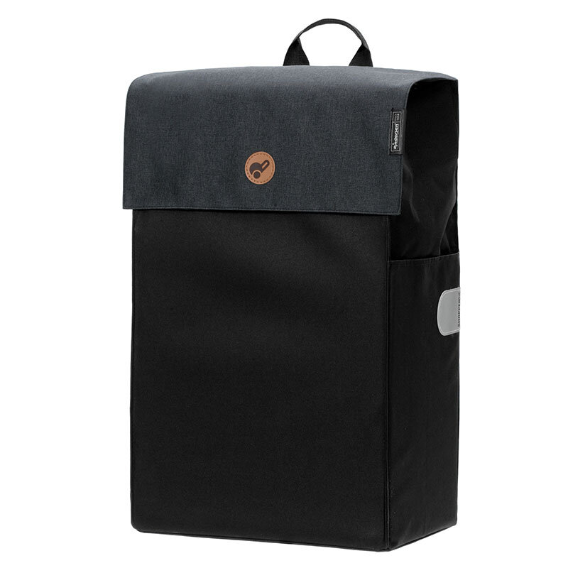 Andersen Säck Shoppingvagn Hera Svart – svart 47 L säck med antracitgrå topp och sidoficka