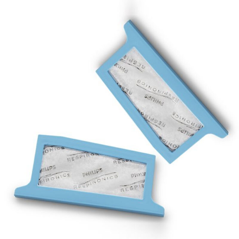 Philips ultrafint filter DreamStation CPAP vitt engångsfilter fina dammpartiklar sömnapnébehandling 2-pack