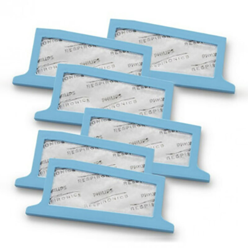 Philips DreamStation Ultrafint Filter 6-pack – sex blå filter med vit filteryta