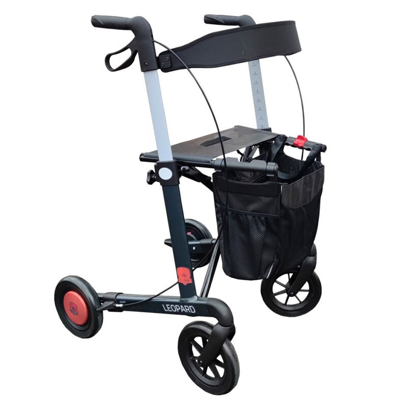 Mobilex Rollator Leopard Rolloguard utomhusrollator aluminium