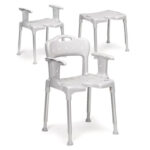 Etac Swift duschstol – stabil och säker med halkskydd, justerbar höjd och armstöd