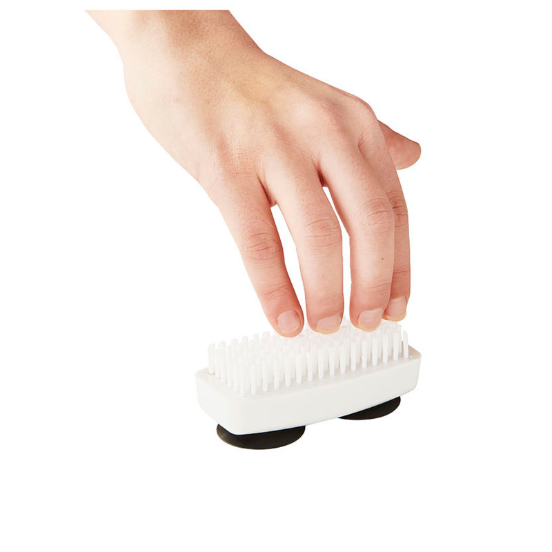 Undersidan med två sugproppar i grönt