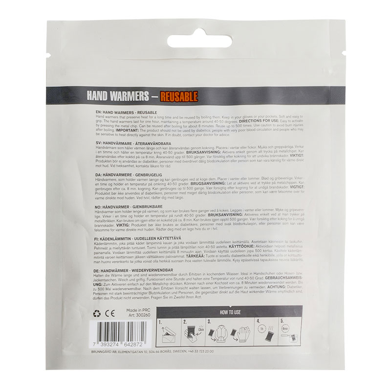 Produktbild 5 från Springyard - Artikelnummer 300260 - Handvärmare Återanvändbara