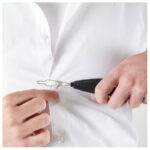 Kroken används för att dra i ett blixtlås