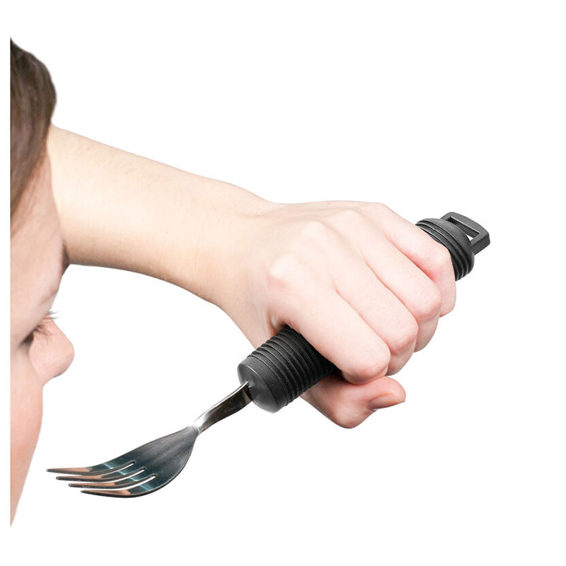 Böjbar gaffeldel i närbild