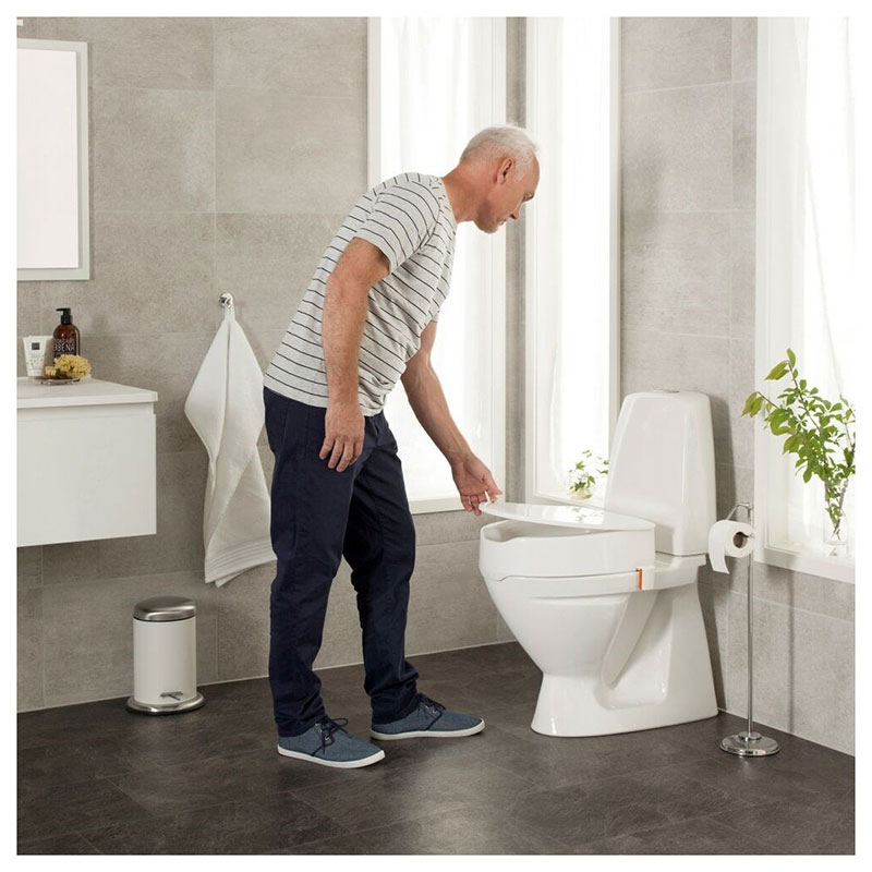 Produktbild 2 från Etac - Artikelnummer 80301522 - My-Loo toalettsitsförhöjare