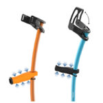 Ultralätt krycka i aluminium med vadderat handtag