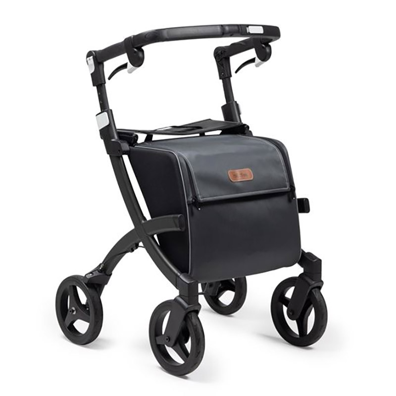 Rollz Flex Rollator med shoppingväska modern design hopfällbar