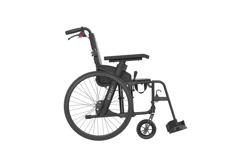 ICON 35 LX Active sedd från sidan med 24-tums drivhjul