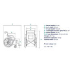 Produktbild 9 från Timago - Artikelnummer TGR-R-WA-6700 - Rullstol Exclusive Tim