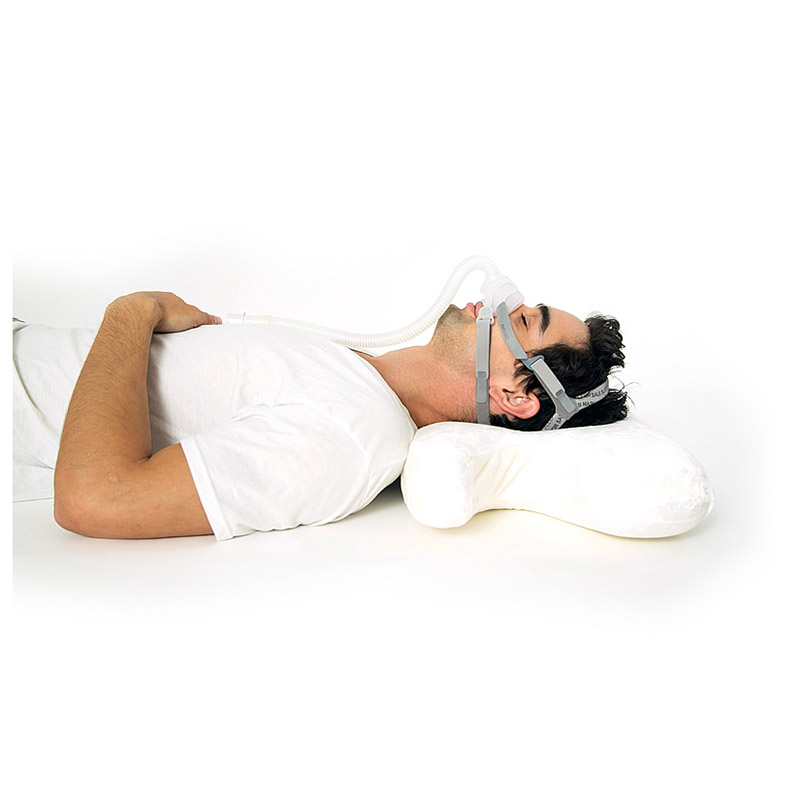 CPAP-kudde sidovy som visar tjocklek