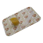 Silikonmatta med textur på undersidan för halkskydd