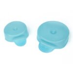 Tenura silikonlock spillskydd mugg CupCaps blå silikon sugrörsöppning säker dryck grepp