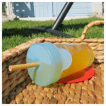 Närbild på flexibel silikon och sugrörsöppning