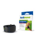 Armbågsstöd tennisarmbåge värme Actimove Sports – kylpåse kompression golfarmbåge svart